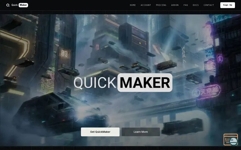 Screenshot of QuickMaker