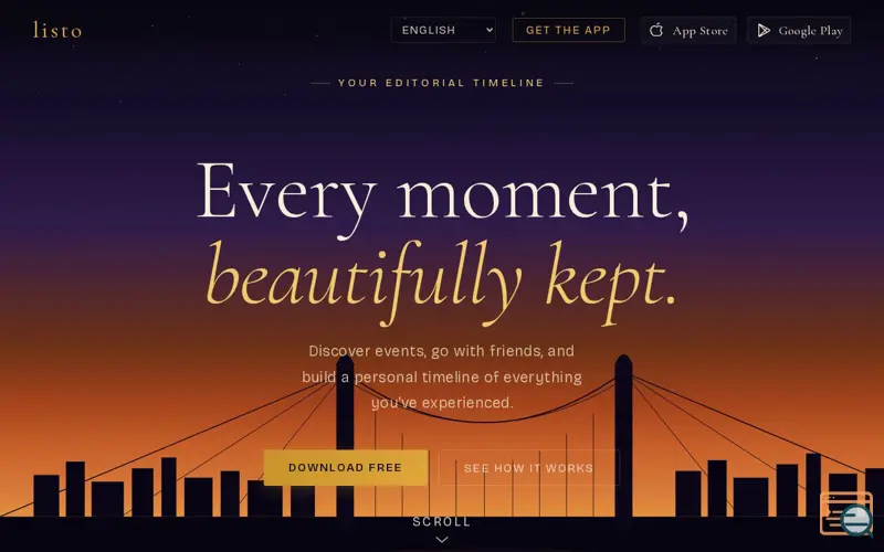 Screenshot of Listo