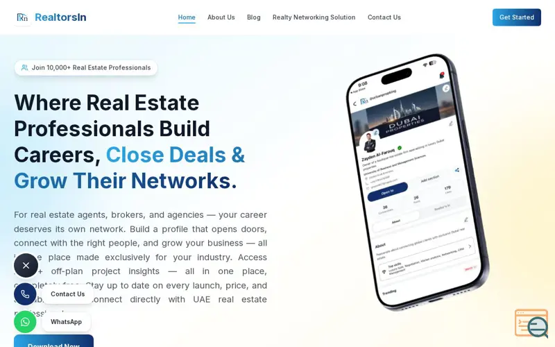 Screenshot of RealtorsIn