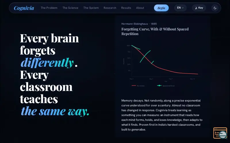 Screenshot of Cognivia