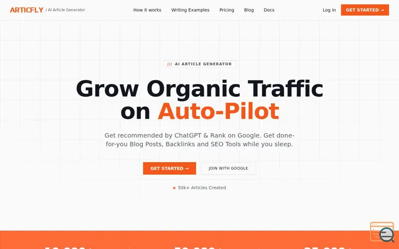 Screenshot of Articfly