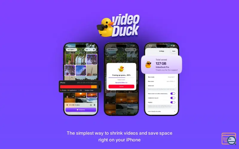 Screenshot of VideoDuck