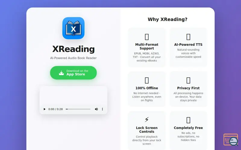 Screenshot of XReading