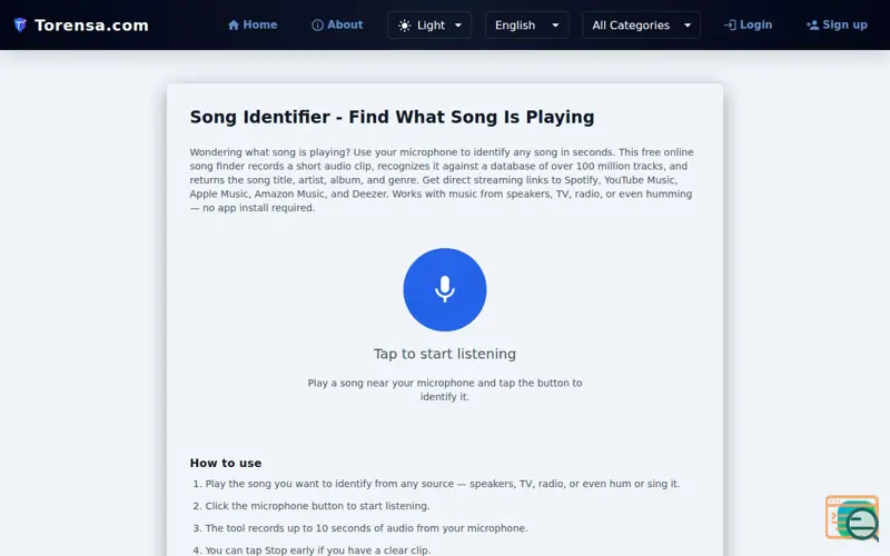 Screenshot of Torensa