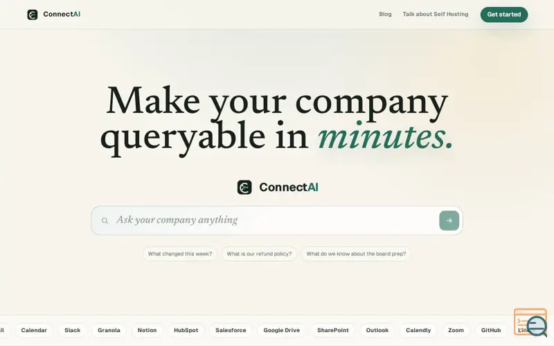 Screenshot of Connai