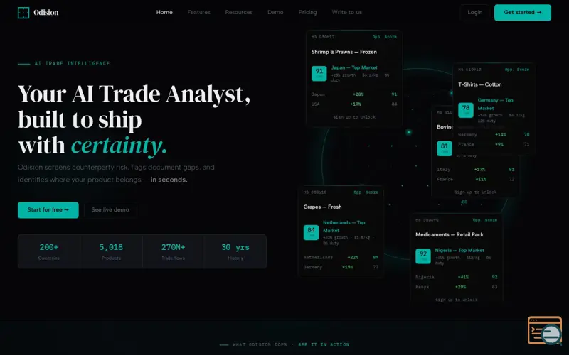 Screenshot of Odision
