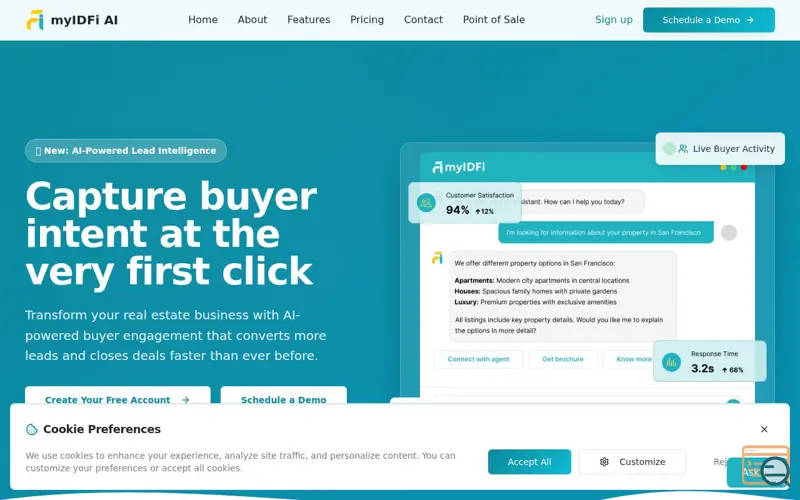 Screenshot of myIDFi AI – Early Buyer Conversion