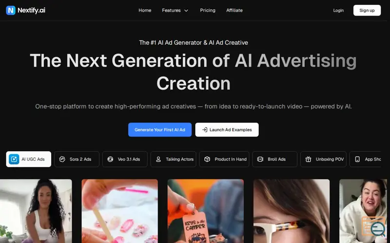 Screenshot of Nextify.ai