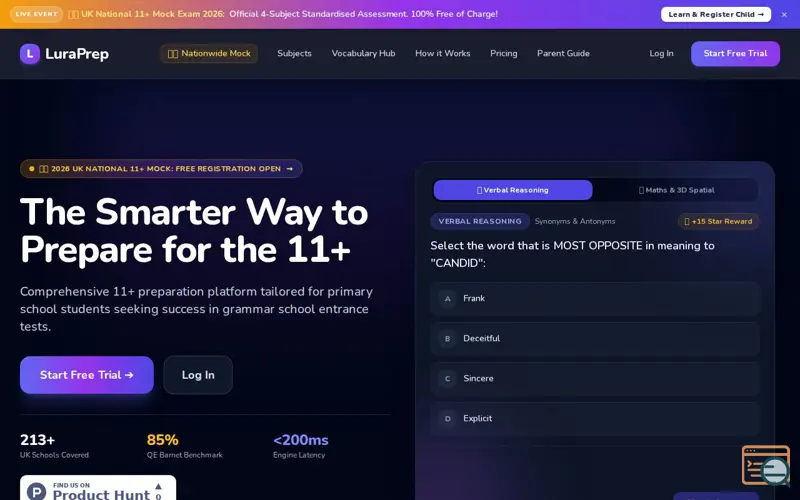 Screenshot of LuraPrep
