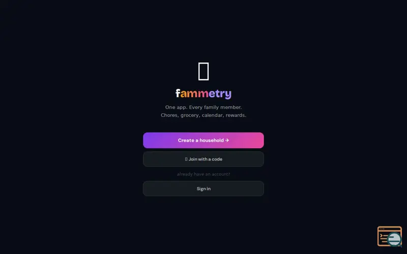 Screenshot of fammetry