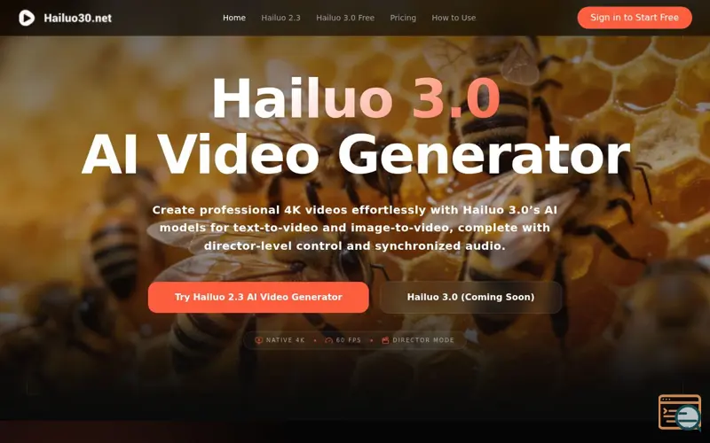 Screenshot of Hailuo 3.0 AI