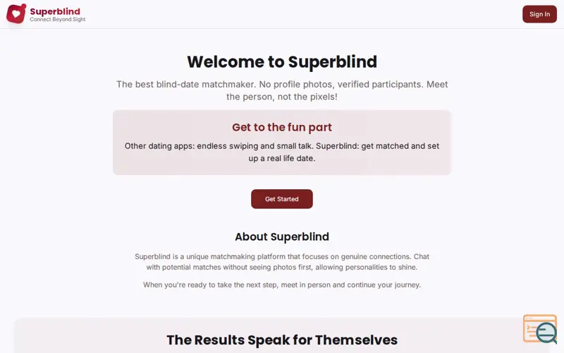 Screenshot of Superblind