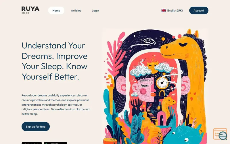 Screenshot of Ruya.co