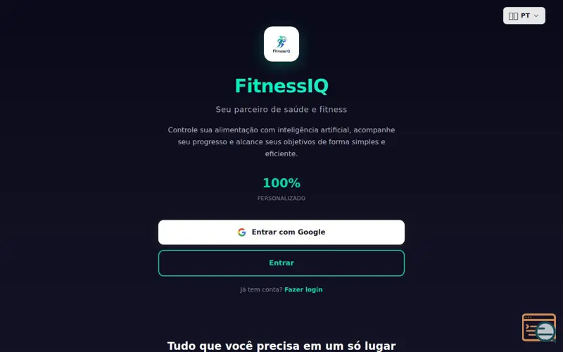 Screenshot of FitnessIQ