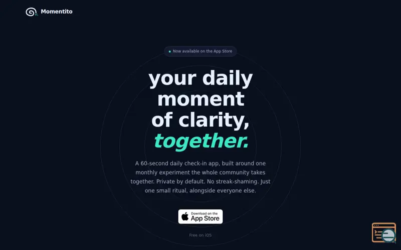 Screenshot of Momentito