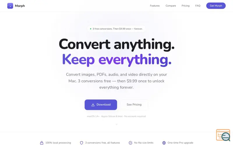 Screenshot of Morph