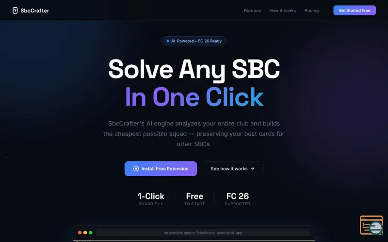 Screenshot of SBC Solver – Solve in One Click