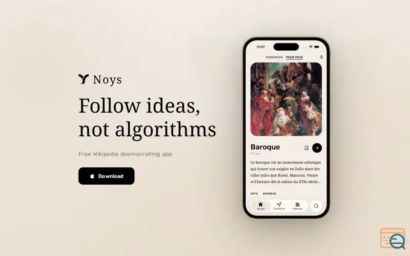 Screenshot of Noys
