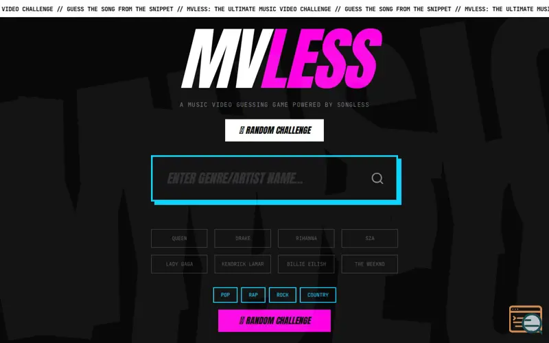 Screenshot of MVLESS