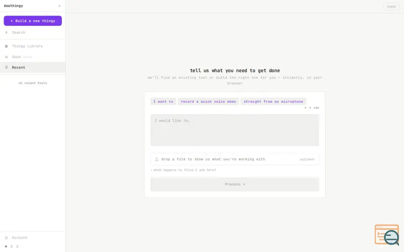 Screenshot of Doathingy