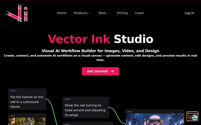 Screenshot of Studio, a launch using CryptoJS