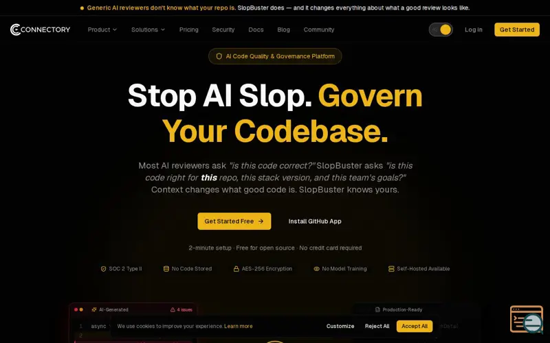 Screenshot of Connectory