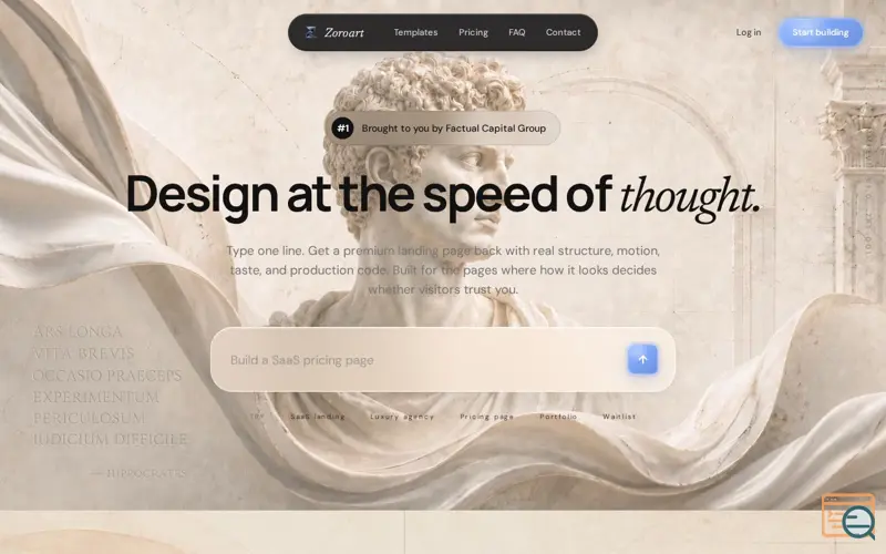 Screenshot of Zoroart