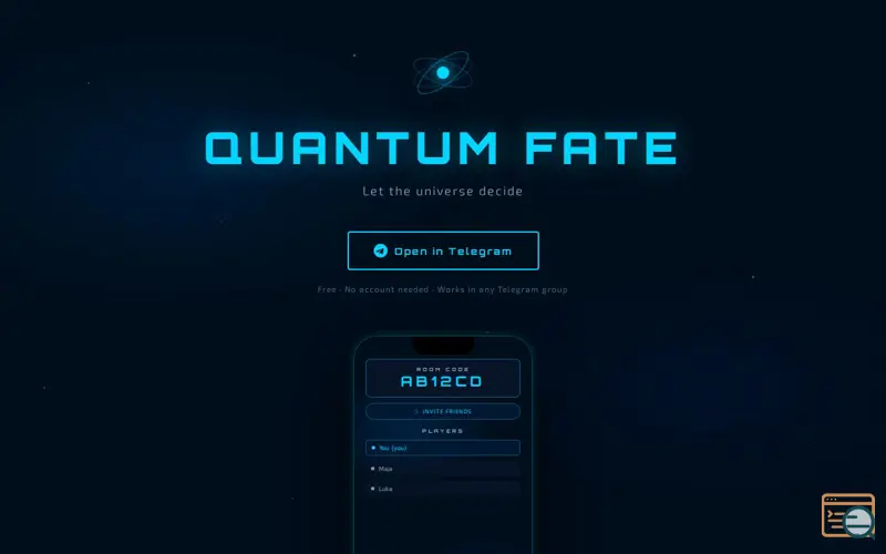 Screenshot of Quantum Fate — Let the universe decide