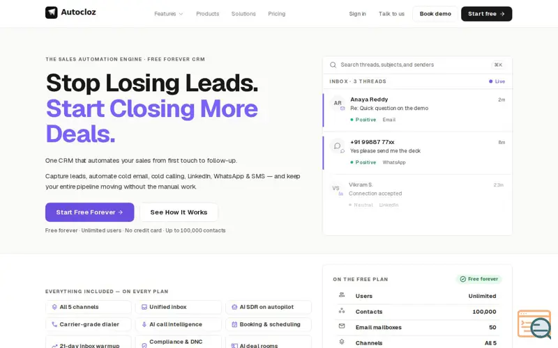 Screenshot of Autocloz