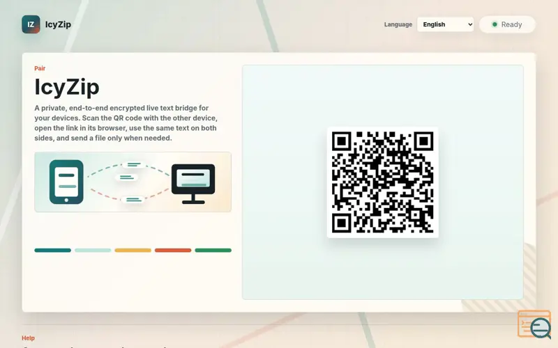 Screenshot of IcyZip