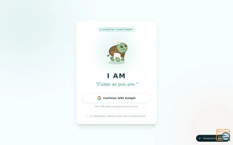 Screenshot of I AM
