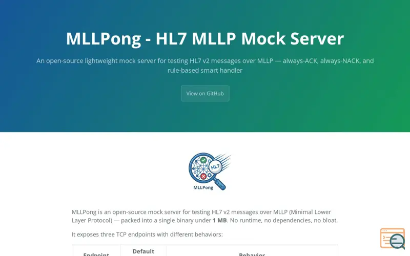 Screenshot of MLLPong
