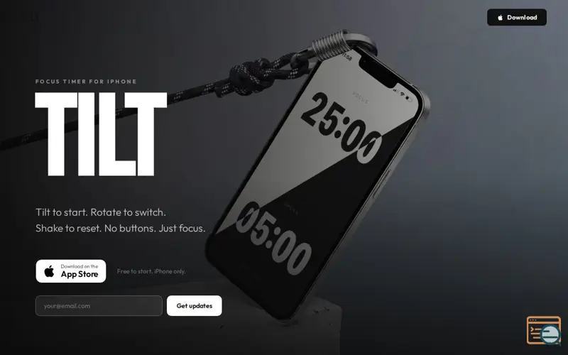 Screenshot of Tilt — Focus Timer