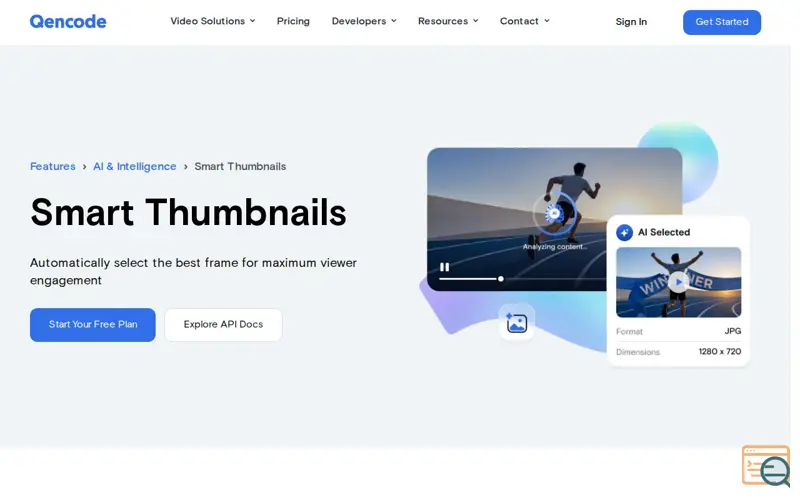 Screenshot of Smart Thumbnail AI Agent