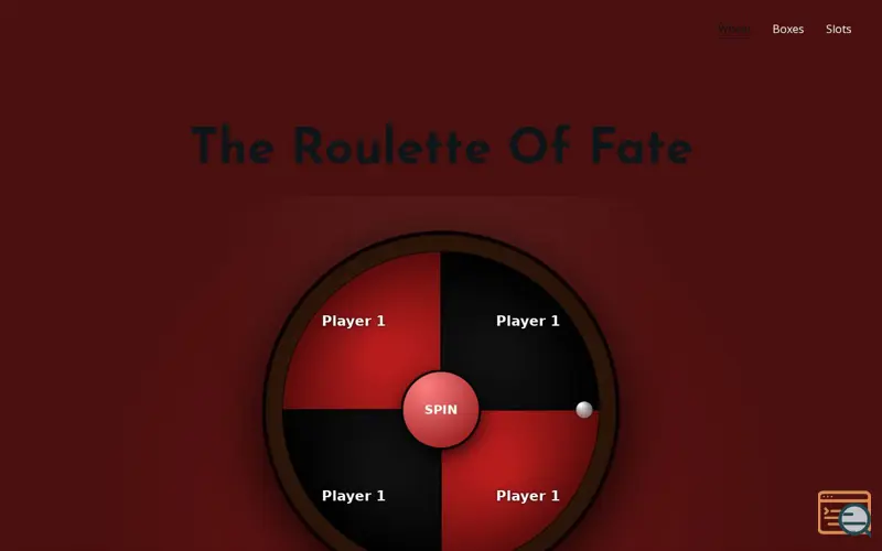 Screenshot of Roulette of Fate