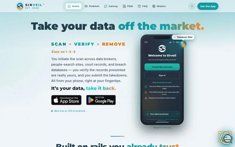 Screenshot of Sirveil