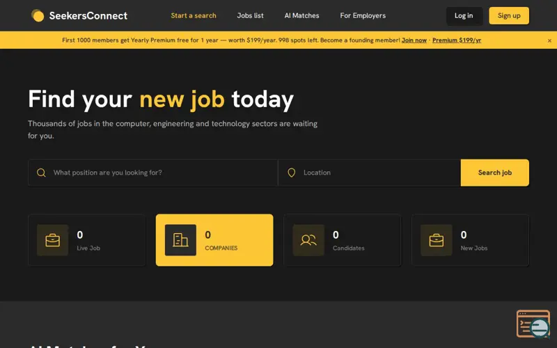 Screenshot of SeekersConnect is out!