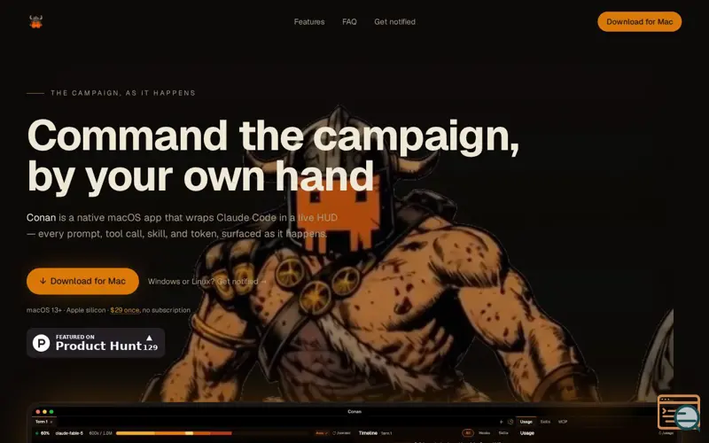Screenshot of Conan