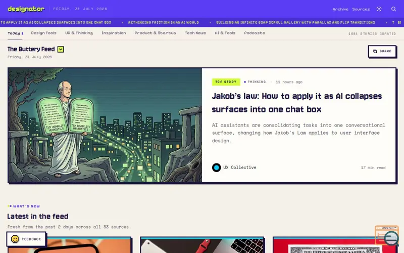 Screenshot of Designator