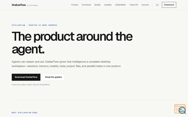 Screenshot of StellarFlow