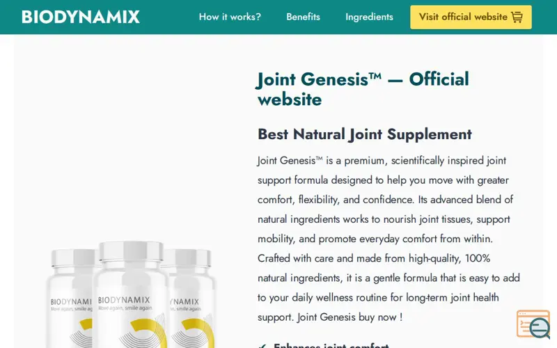 Screenshot of Joint Genesis™