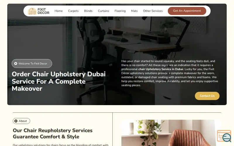 Screenshot of Fixit Decor