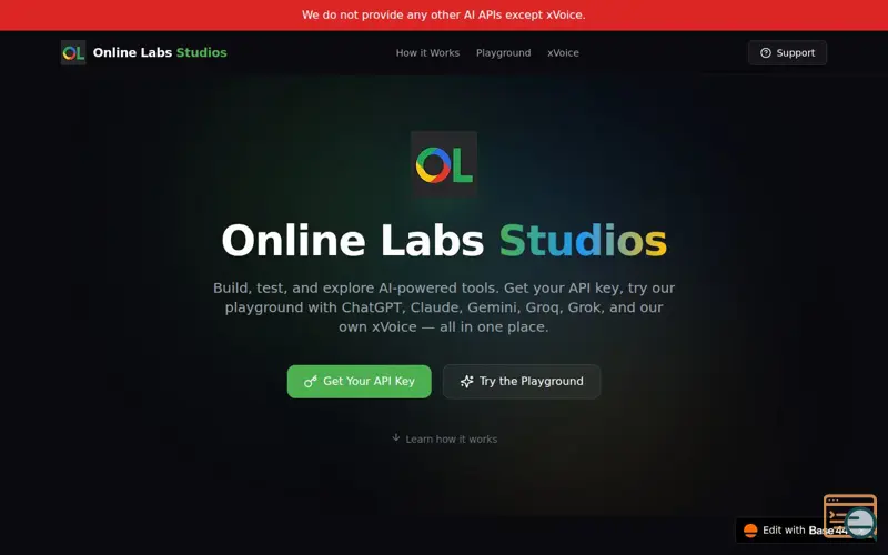 Screenshot of Online Labs Studios