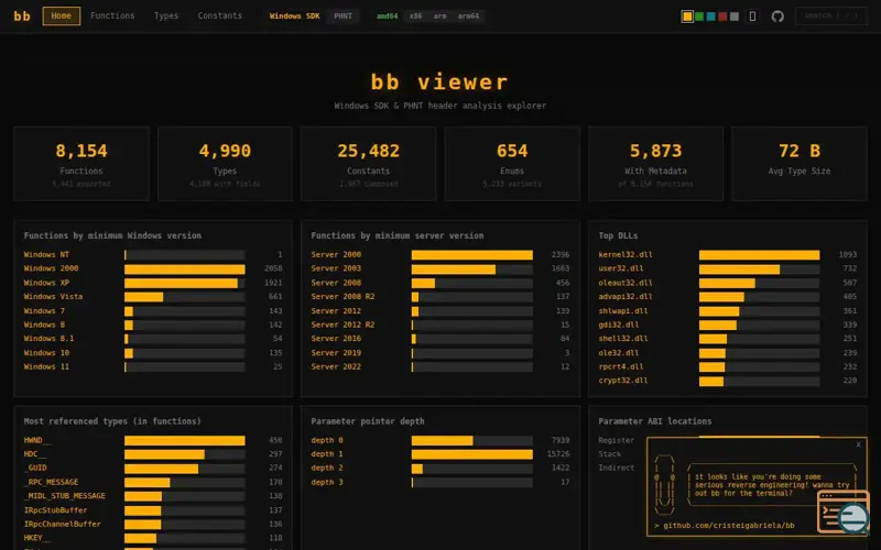 Screenshot of Bb