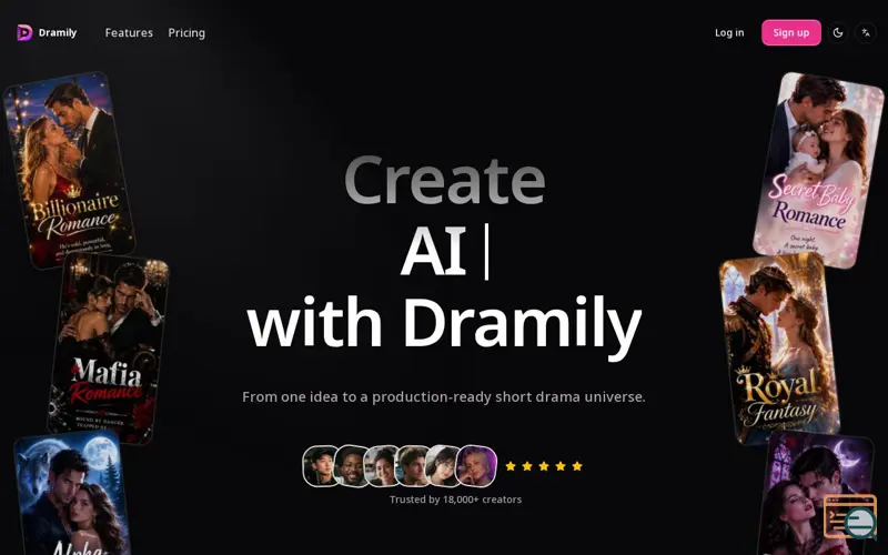 Screenshot of Dramily
