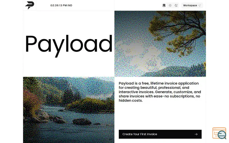 Screenshot of Payload