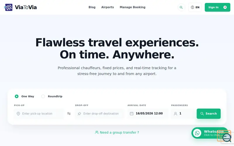 Screenshot of viatovia.com