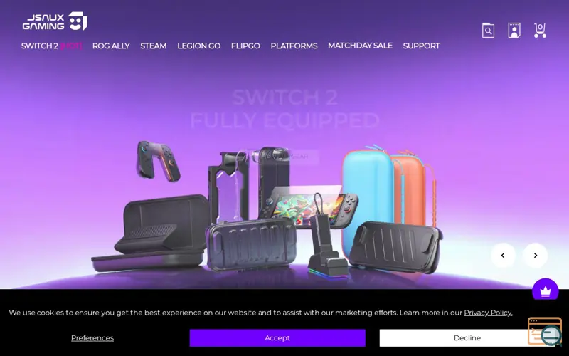 Screenshot of JSAUX Discount Code