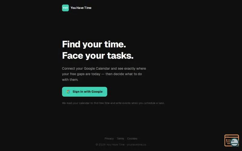 Screenshot of You Have Time