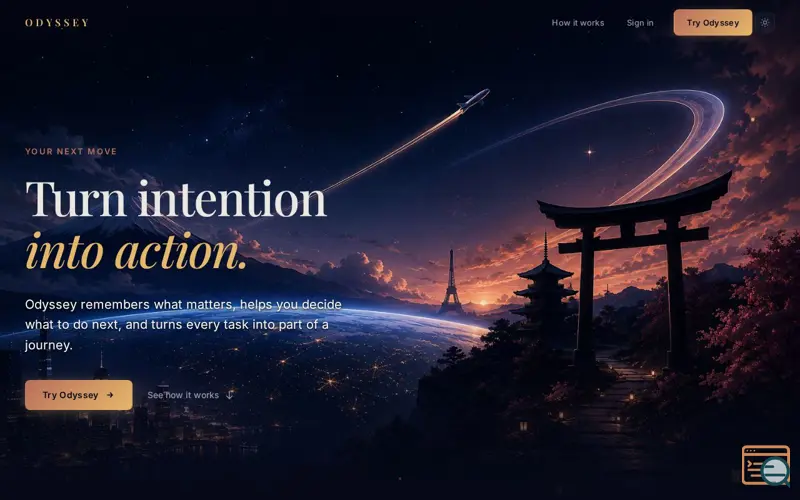 Screenshot of Odyssey